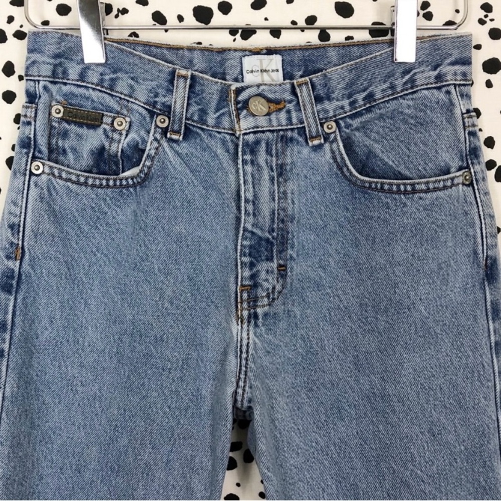 Calvin Klein | Vintage Straight Leg Mom High Waisted Blue Jeans